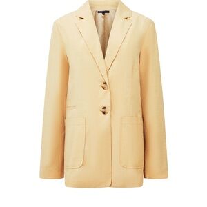 French Connection Alania Blazer Biscotti Beige NWT Oversized size 2